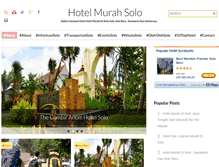 Tablet Screenshot of hotelmurahsolo.com